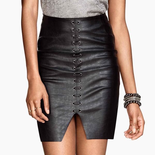 Leather skirt