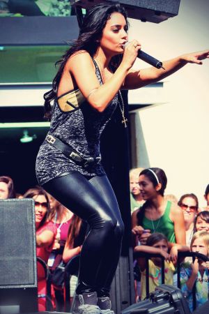 Vanessa Hudgens performs at Neutrogena Fresh Faces Concert
