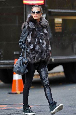 Alessandra Ambrosio in NYC