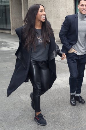 Alexandra Burke spotted leaving BBC Studios