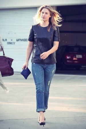 Ali Larter running some errands in Los Angeles