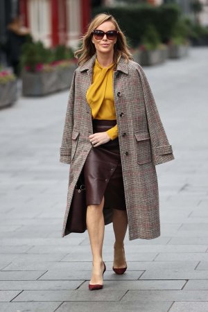 Amanda Holden seen at Global Radio Studios in London