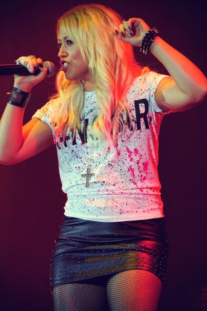 Amelia Lily performs at the Girls Guides Big Gig