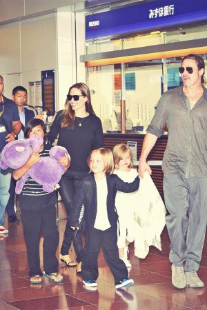 Angelina Jolie at Haneda International Airport