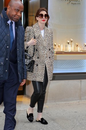 Anne Hathaway stepping out in New York