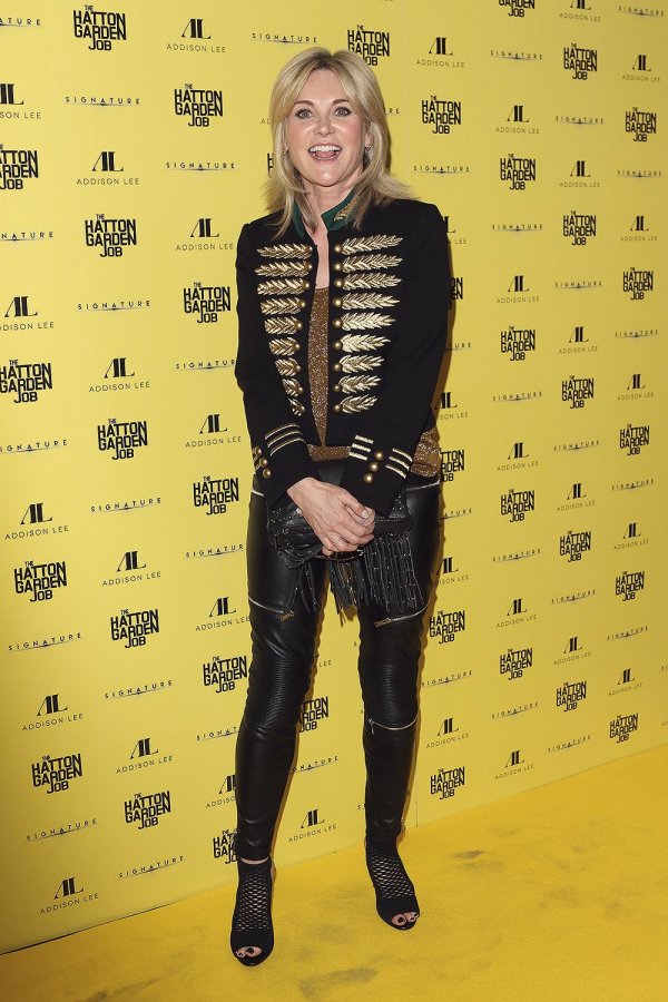 Anthea Turner attends Hatton Garden Job Premiere