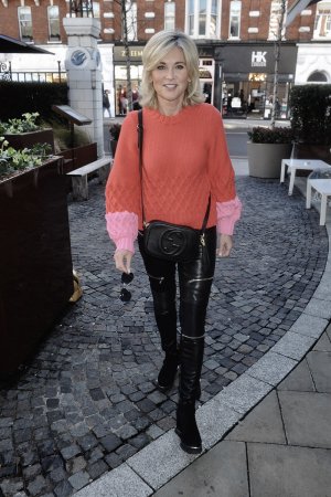 Anthea Turner leather style trends - Leather Celebrities