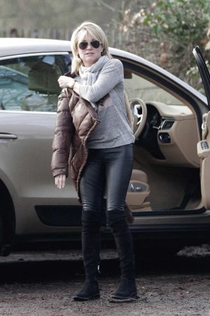 Anthea Turner out Shopping