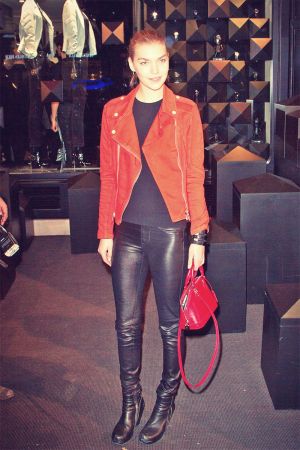Arizona Muse attending the Karl Lagerfeld’s Concept Store Opening