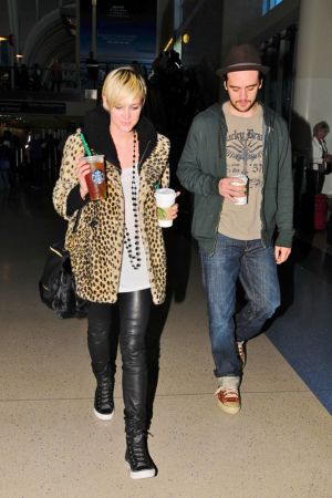 Ashlee Simpson At LAX Airport Los Angeles