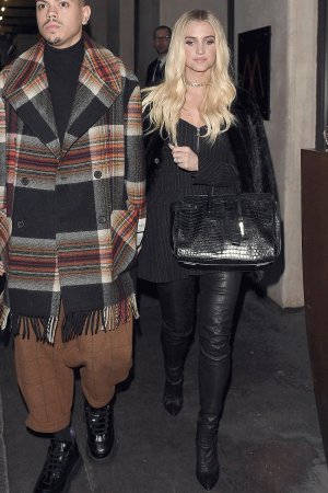 Ashlee Simpson out and about in London