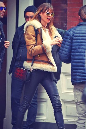 Behati Prinsloo out and about in NYC