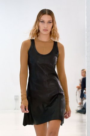 Bella Hadid runway for Helmut Lang during New York Fashion Week