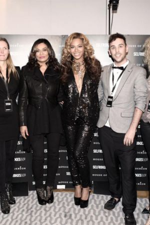 Beyonce at House of Deréon launch at Selfridges in London