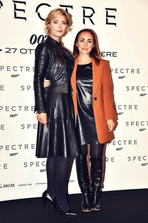 Camila Raznovich & Vittoria Belvedere attend Spectre Rome Premiere