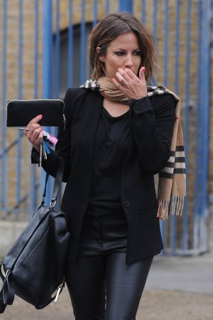 Caroline Flack at Rehearsal studios in West London