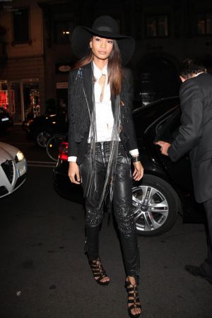 Chanel Iman at the Vertu Global Launch Of The Constellation in Milan