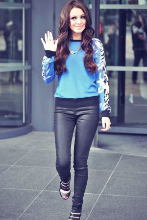 Cher Lloyd at the BBC Breakfast Studios