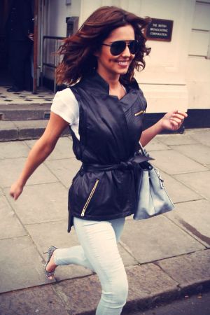 Cheryl Cole arrives at BBC Radio 1 Live Lounge