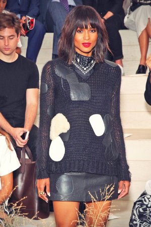 Ciara attends the Coach Women’s Spring 2016 fashion show