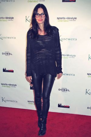 Courteney Cox attends Kusewera benefit party