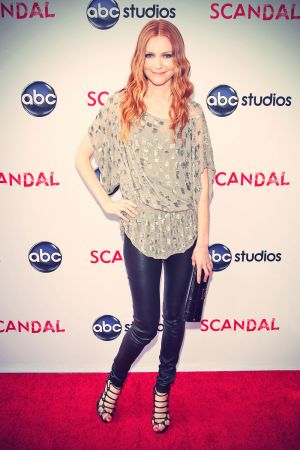 Darby Stanchfield at the Season 2 finale screening of Scandal