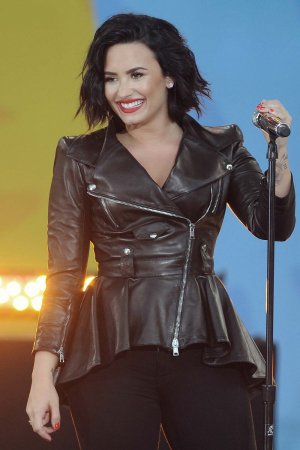 Demi Lovato attends GMA Summer Concert Series