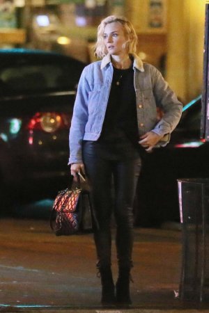 Diane Kruger out and about in the East Village