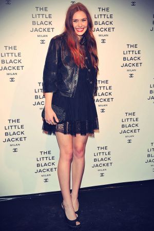 Elizabeth Olsen at the Chanel The Little Jacket Black