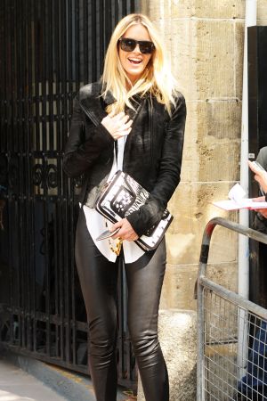 Elle Macpherson is seen arriving at the ITV studios