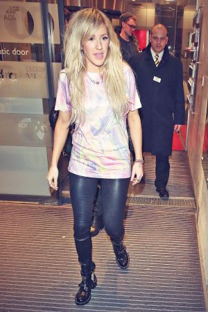 Ellie Goulding at BBC Radio 1 studios