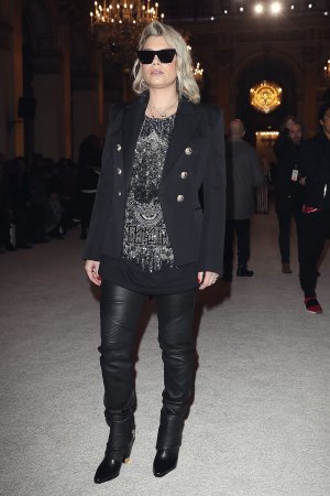 Emma Marrone attends Balmain show