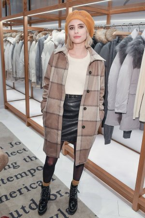 Emma Roberts attends Woolrich Yorkdale Grand Opening