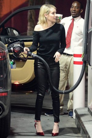 Emma Roberts heading out for girls night