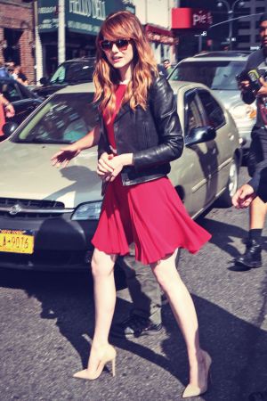 Emma Stone at Late Show with David Letterman