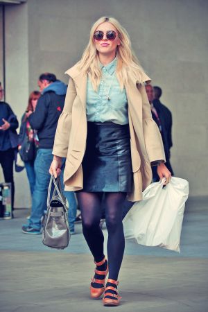 Fearne Cotton at BBC Radio 1 studios in London