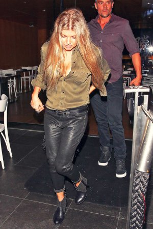 Fergie at Katsuya restaurant in Brentwood