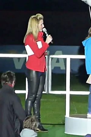 Gabby Logan at BUCS VISA Athletics Championships 2012