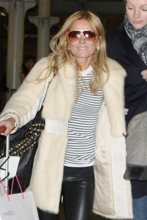 Geri Halliwell arrives at St Pancreas in London