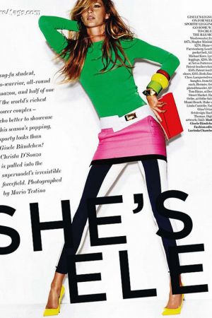 Gisele Bundchen Covers Vogue UK