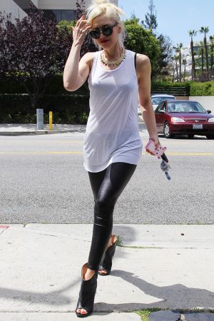 Gwen Stefani leaves studio in Santa Monica
