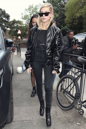 Hailey Baldwin attends Topshop show