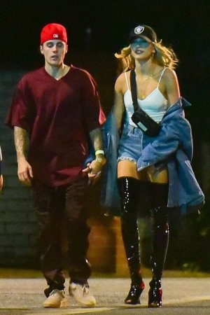 Hailey Bieber seen out partying in Beverly Hills