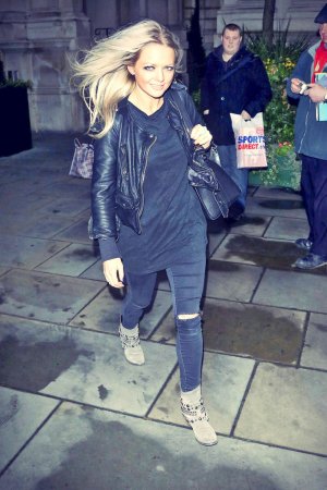 Hannah Spearritt was spotted in London