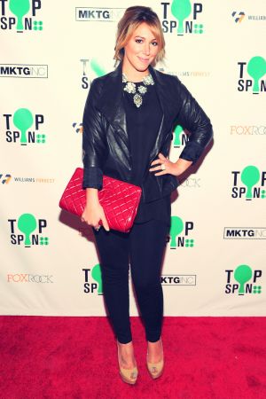 Haylie Duff attends the TopSpin 2012 charity event