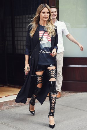 Heidi Klum out in NYC