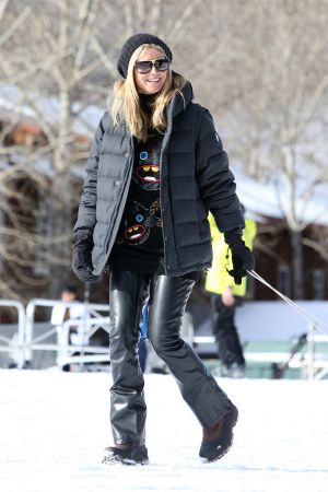 Heidi Klum out with her family in Aspen