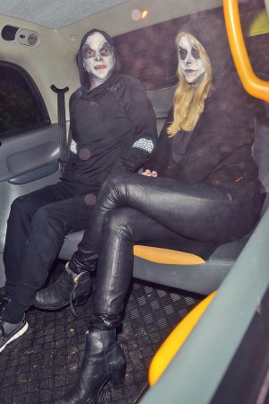 Holly Willoughby attends Jonathan Ross annual Halloween party