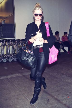 Ireland Baldwin at LAX Airport