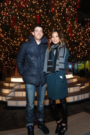 Jamie Chung attends Annual Tree Lighting Spectacular